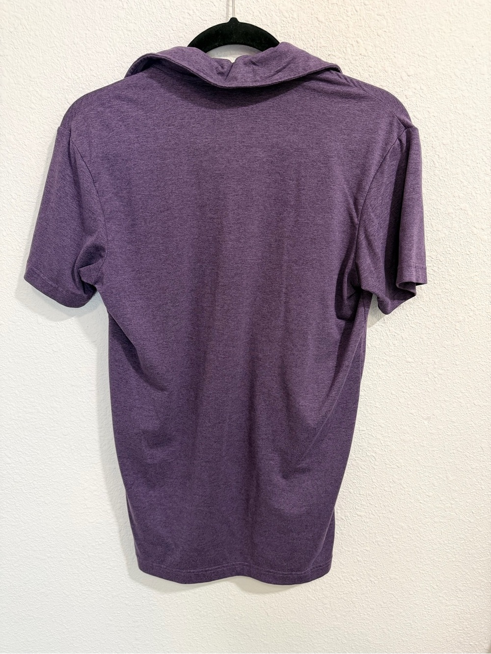 Men's Algo Purple Performance Polo - Picture 2 of 4